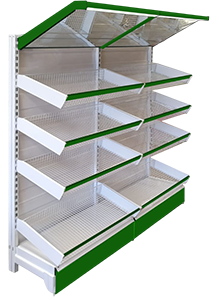 GÓNDOLA FRUTAS Y VERDURAS CONTRAPARED