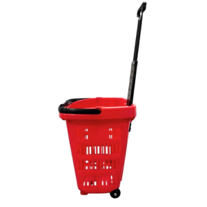 CANASTO CON RUEDAS Y MANIJA EXTENSIBLE