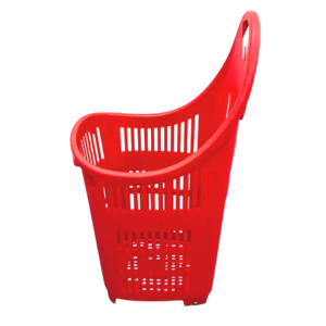 CANASTO PLÁSTICO CON RUEDAS 70 lts.